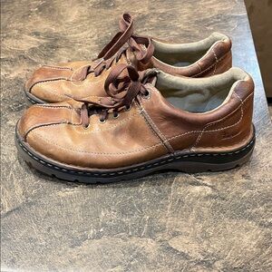 Men's Brown Dr Marten 8B80 Leather Oxford Casual Shoes